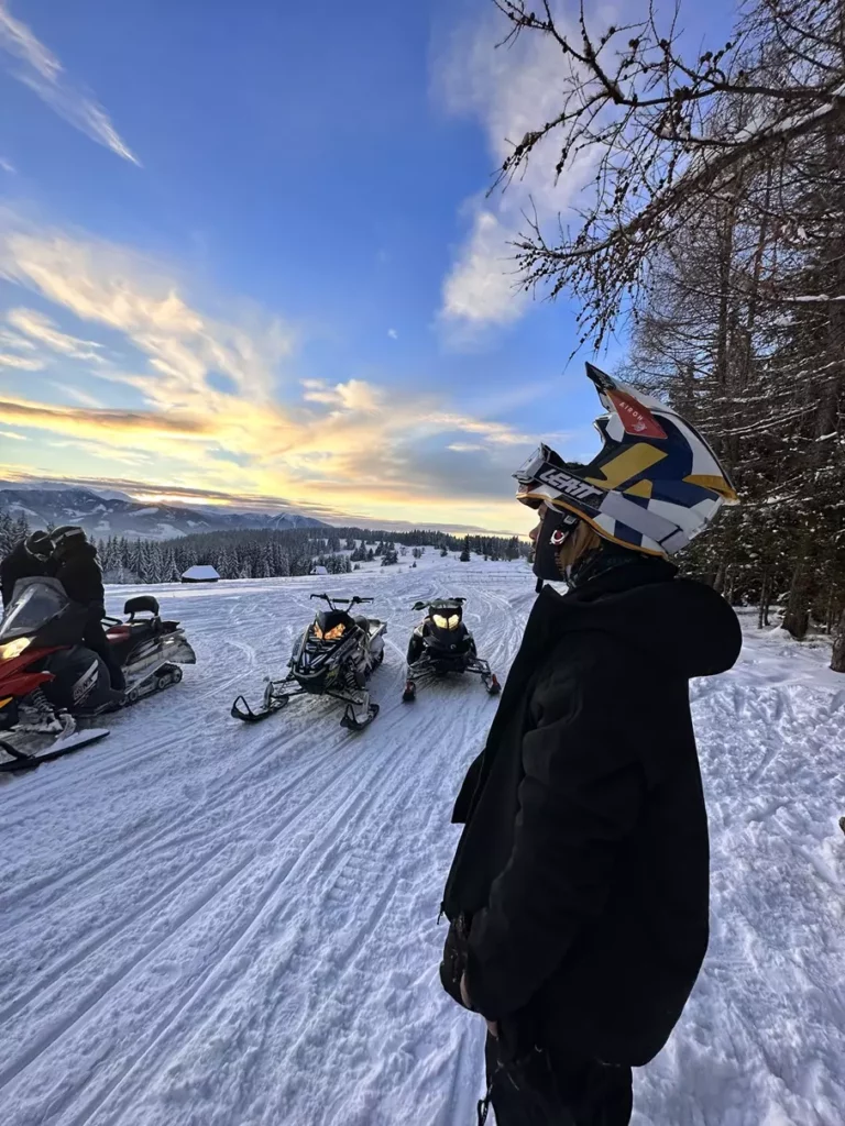 skutery śnieżne Zakopane widoki